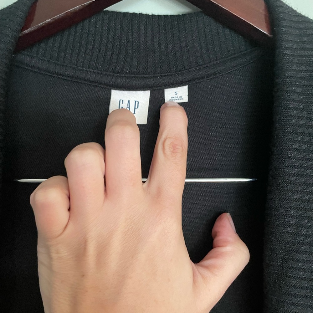 • GAP live-in longline open-front cardigan wrap • - Picture 2 of 5